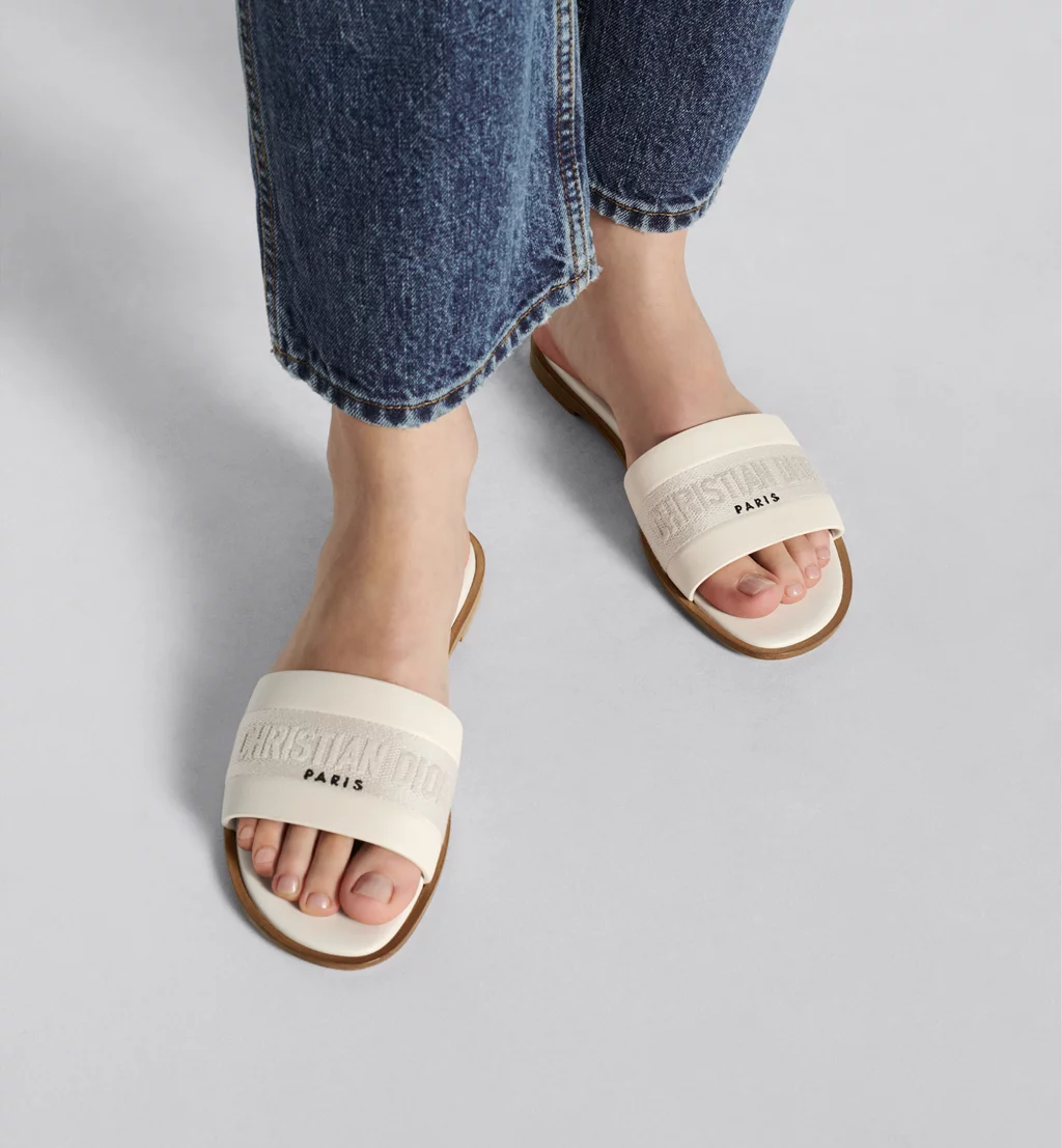Dior bag Dway cotton sandals