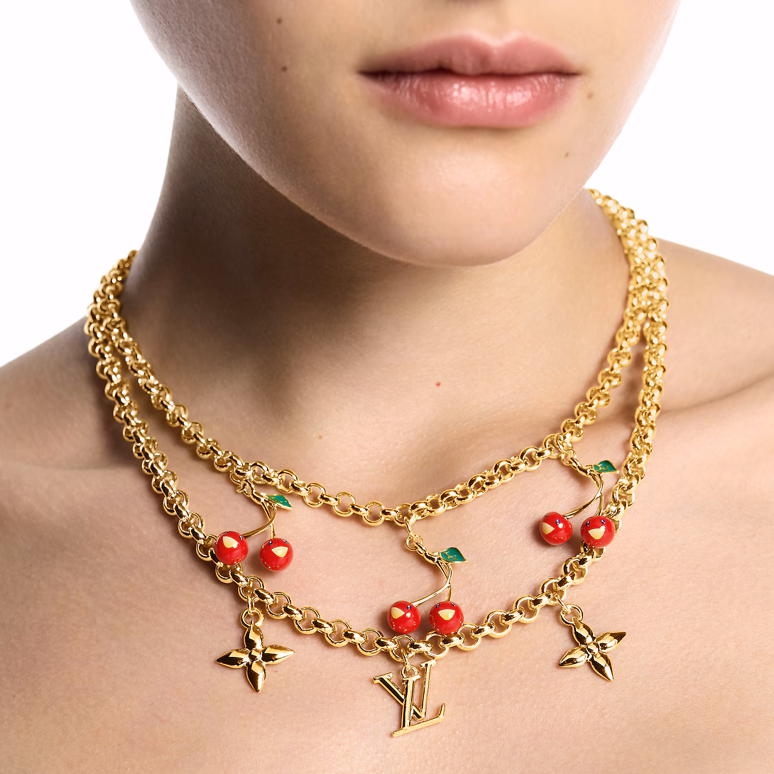 Louis Vuitton necklace LV x TM CERISE necklace