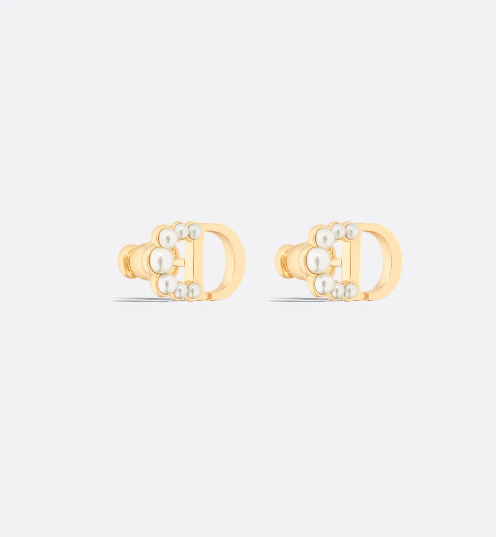 Dior Earrings Petit CD Mini Stud Earrings
