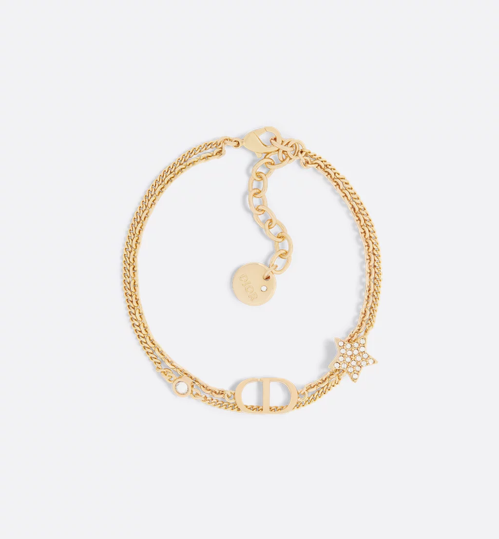 Dior Bracelet Petit CD Double Chain Bracelet