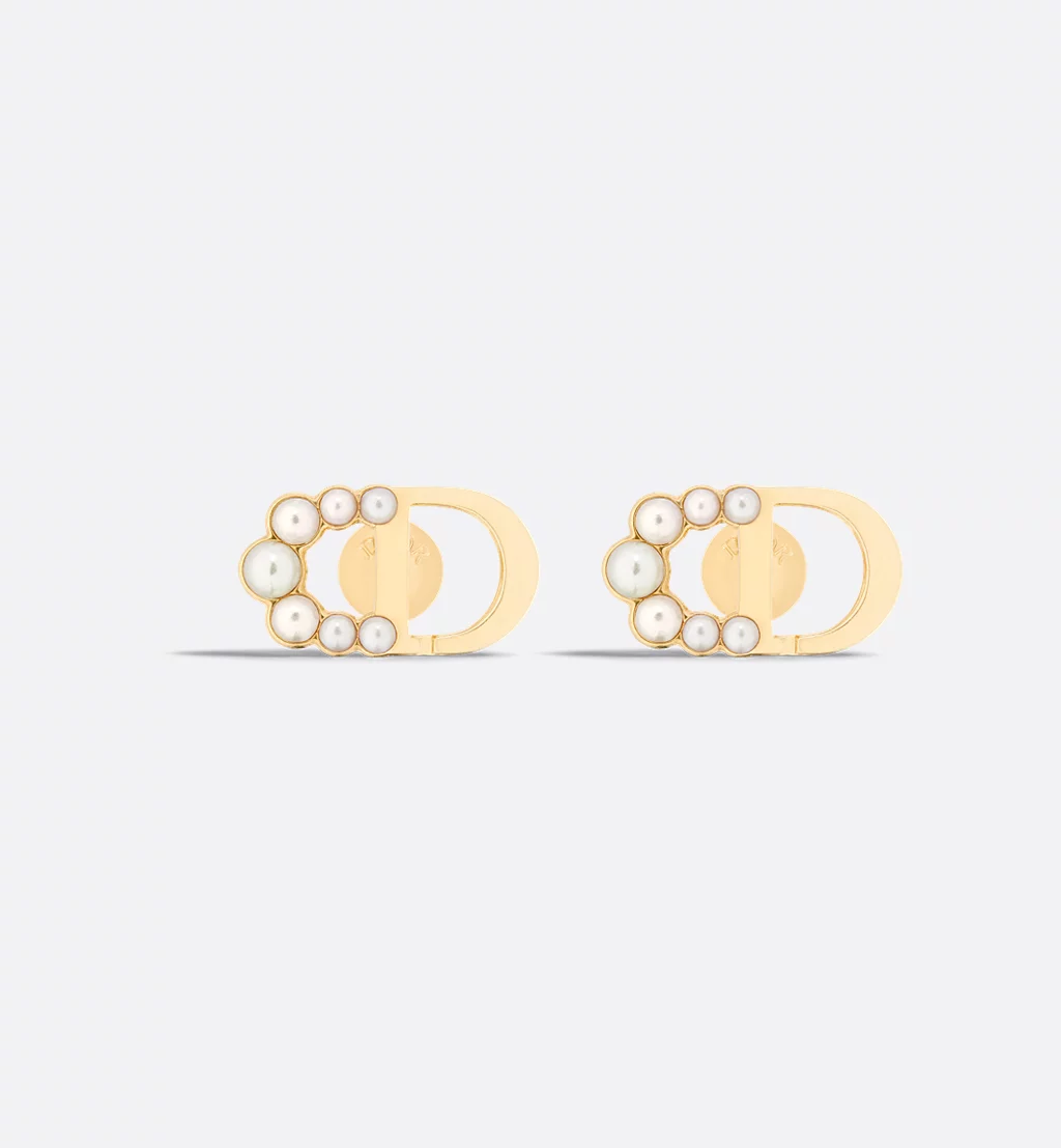 Dior Earrings Petit CD Mini Stud Earrings