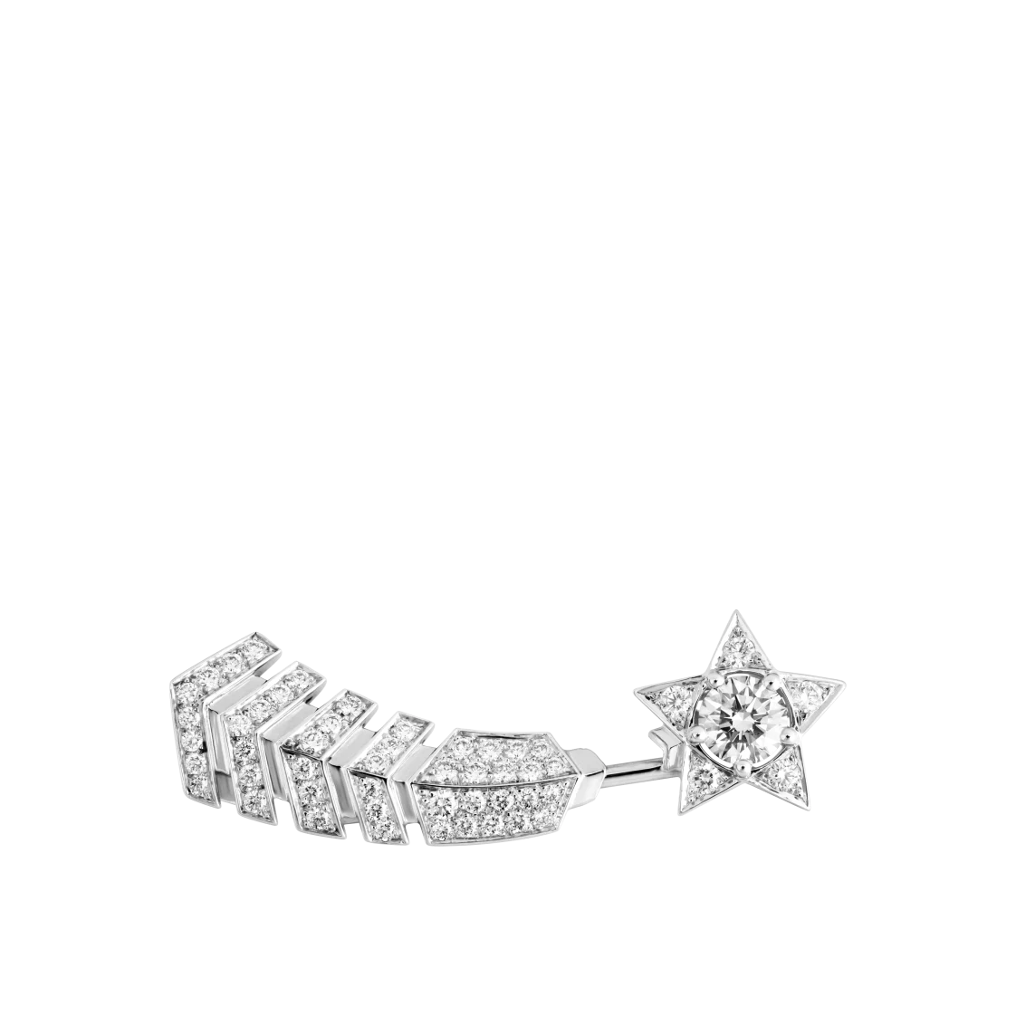 Chanel necklace Comète Chevron necklace, can be worn in different ways(Sterling silver)