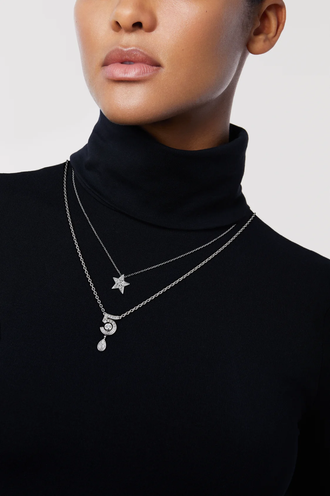 Chanel Necklace COMÈTE GÉODE Necklace(sterling silver)