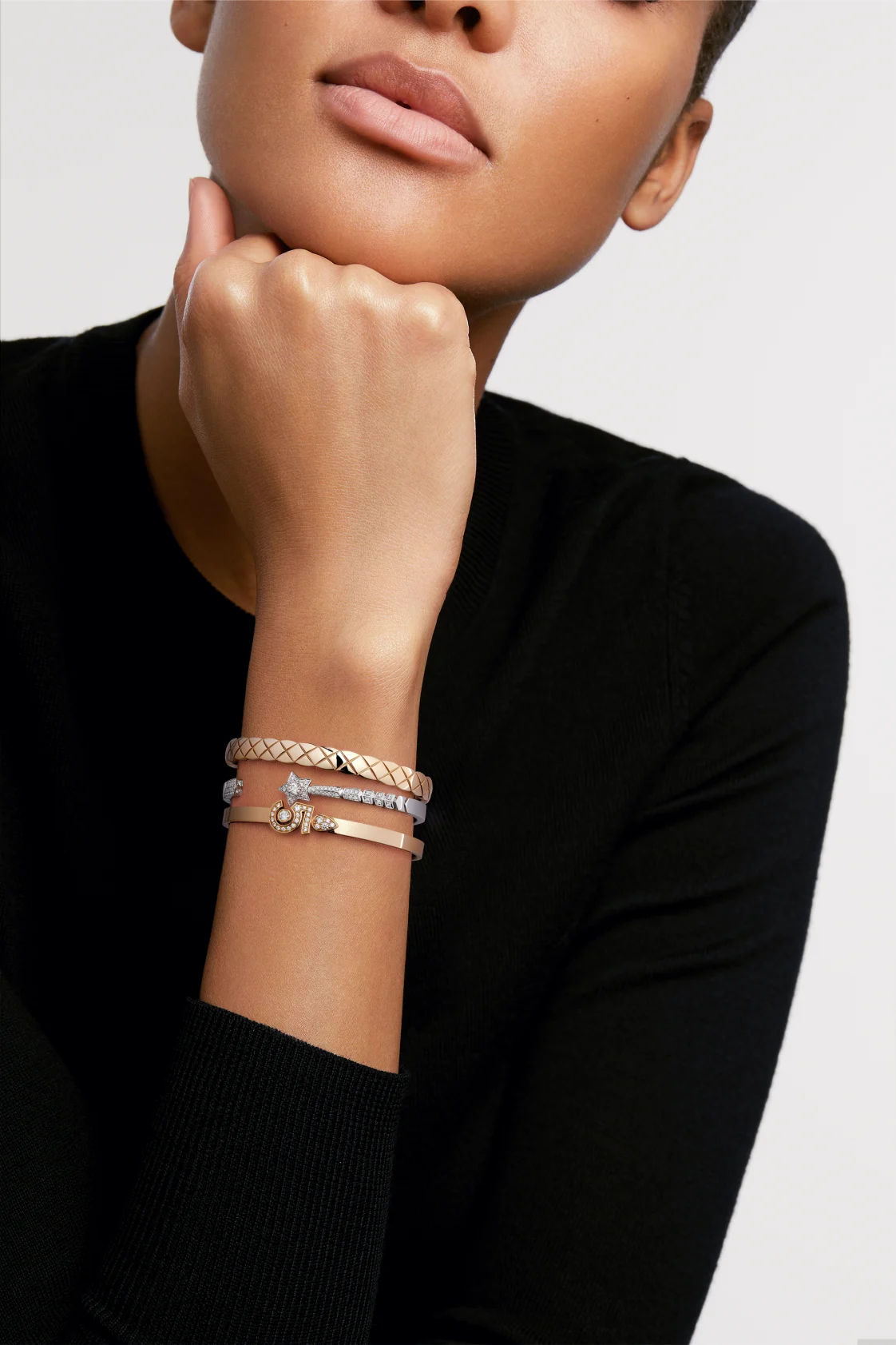 Chanel Bracelet COMÈTE CHEVRON Bracelet(Sterling silver)