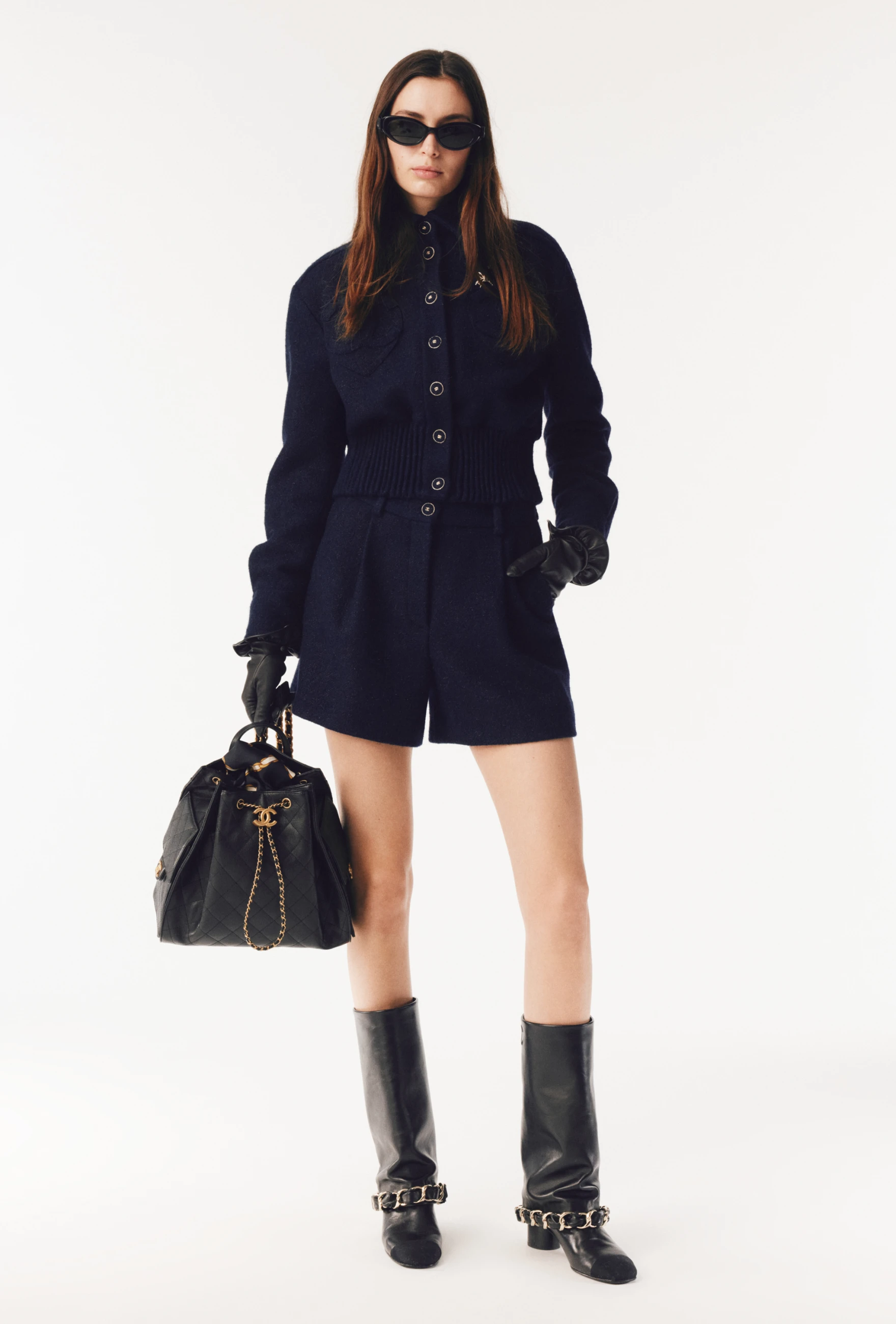 Chanel boots long boots