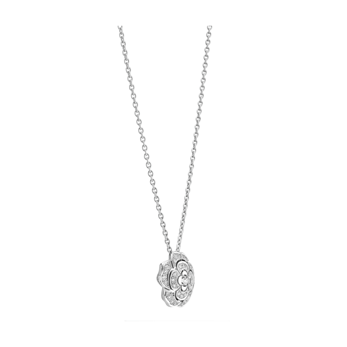 Chanel Necklace BOUTON DE CAMÉLIA Necklace(Sterling silver)