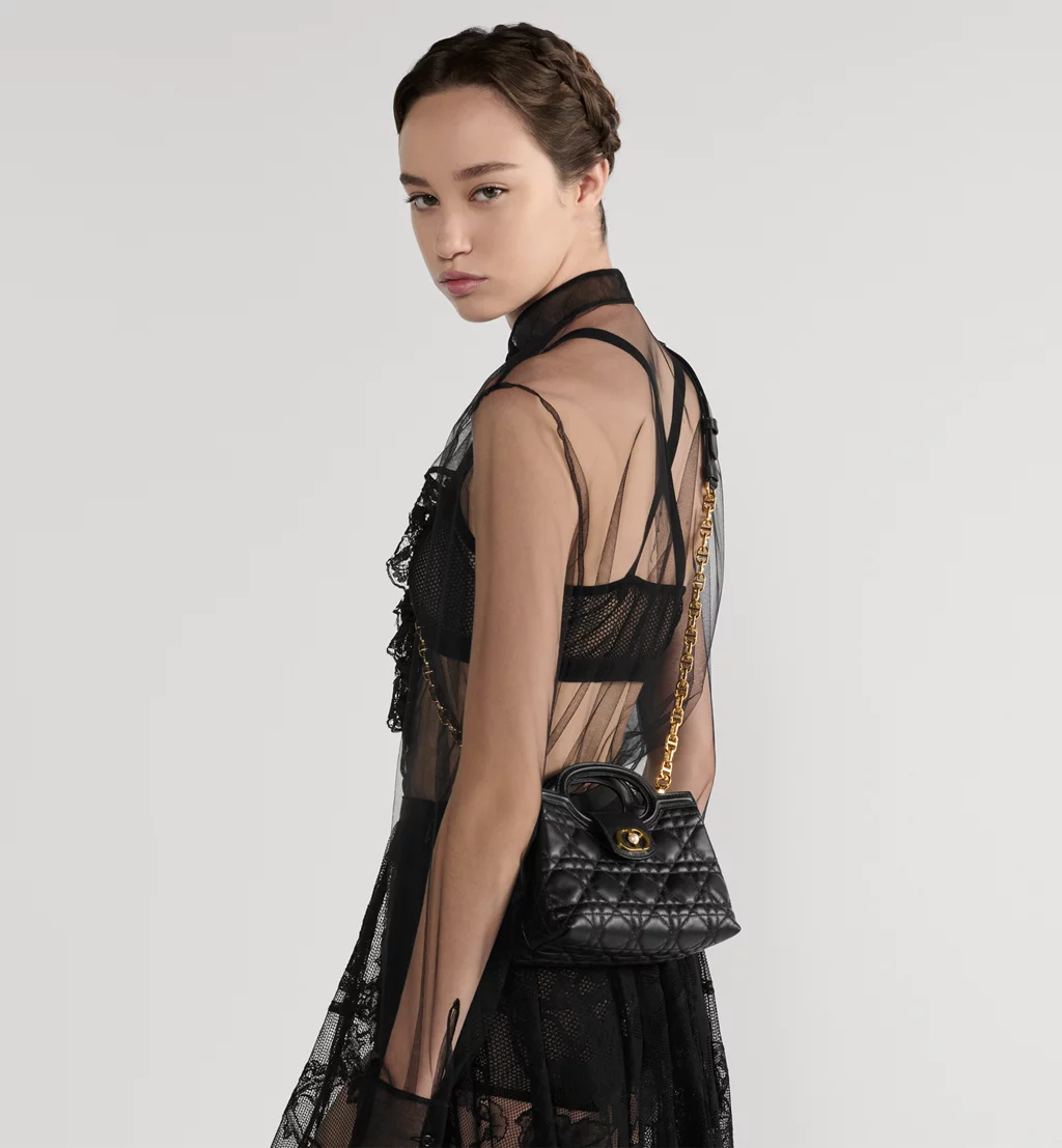 Dior Jolie Top Handle Mini Chain Handbag