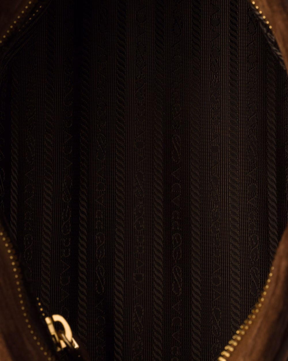 Prada Bonnie medium suede leather handbag