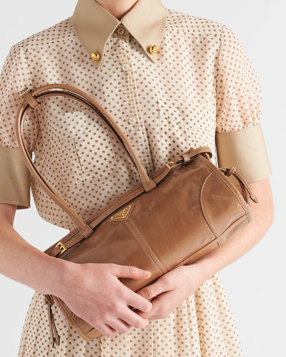 Prada Bonnie Medium Leather Handbag