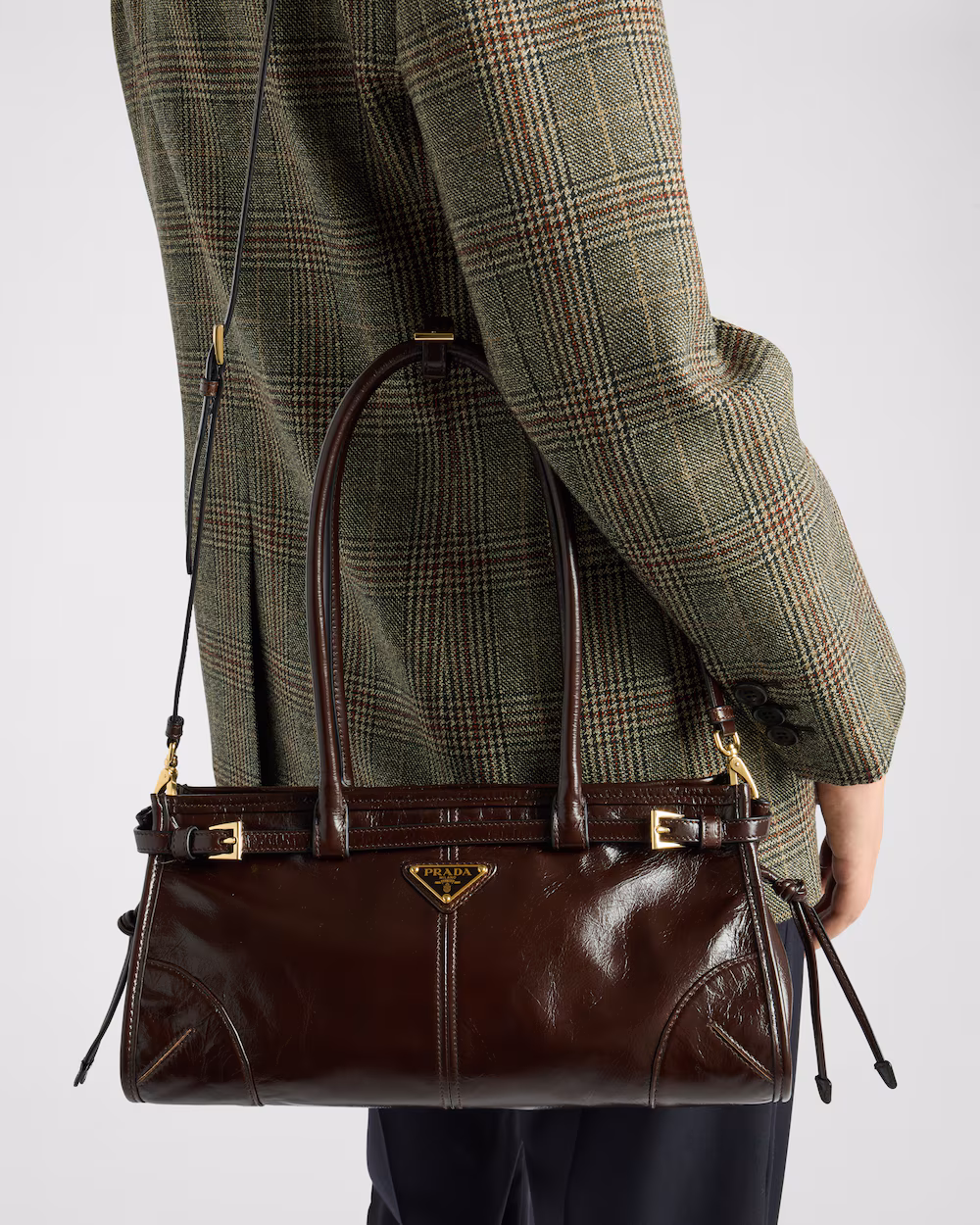 Prada Bonnie Medium Leather Handbag