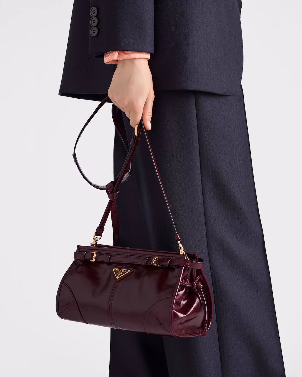 Prada Bonnie Small Leather Shoulder Bag