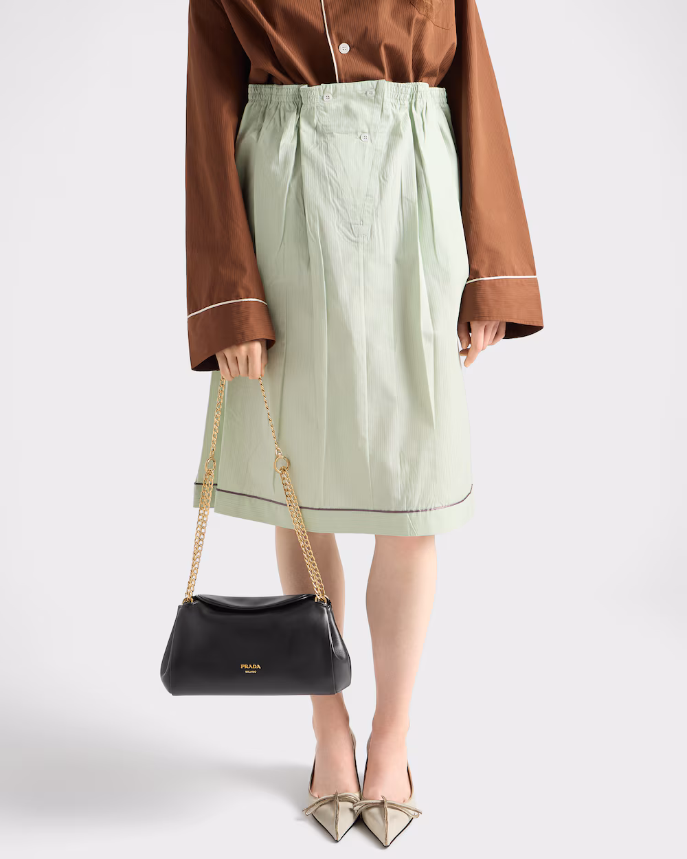 Prada Tumulte Small Leather Handbag