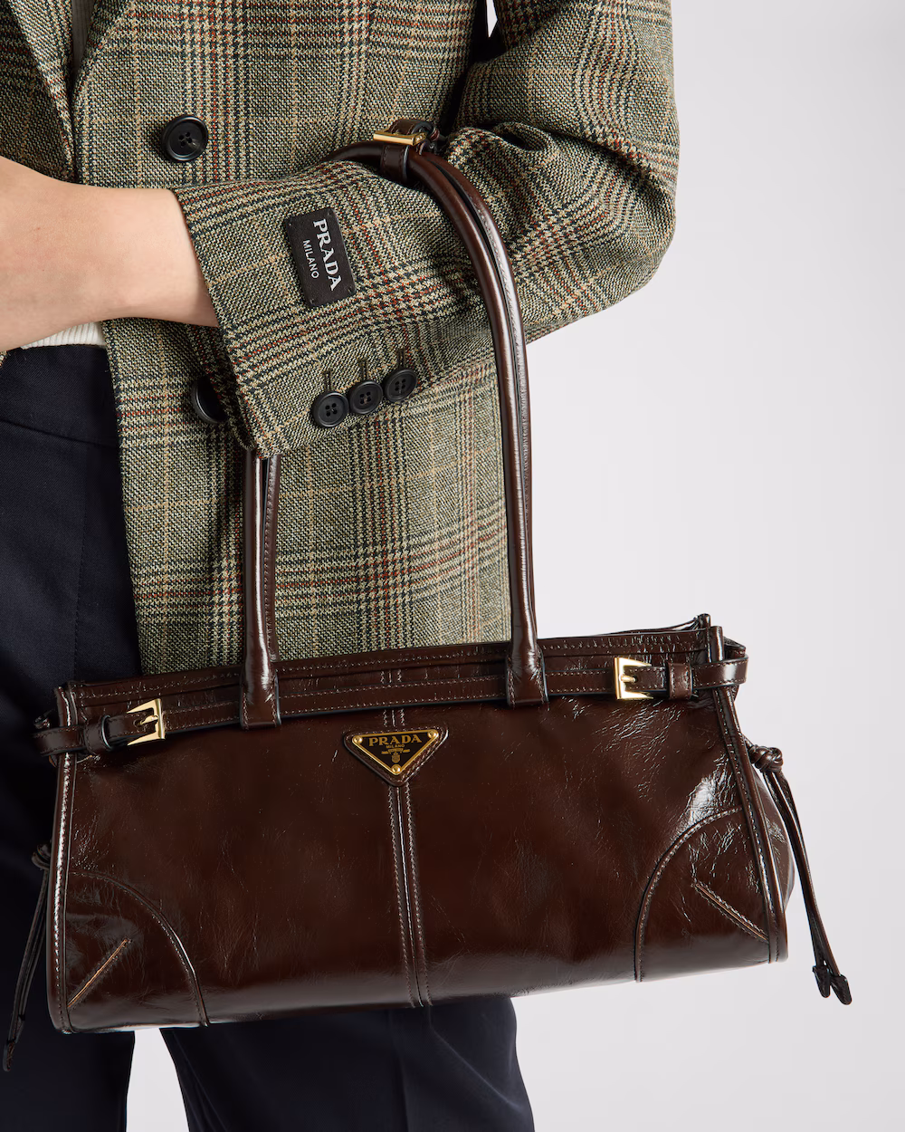 Prada Bonnie Medium Leather Handbag