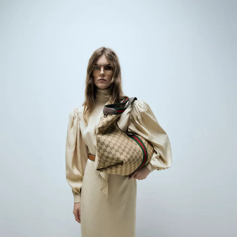 Gucci Giglio series small and large tote bags