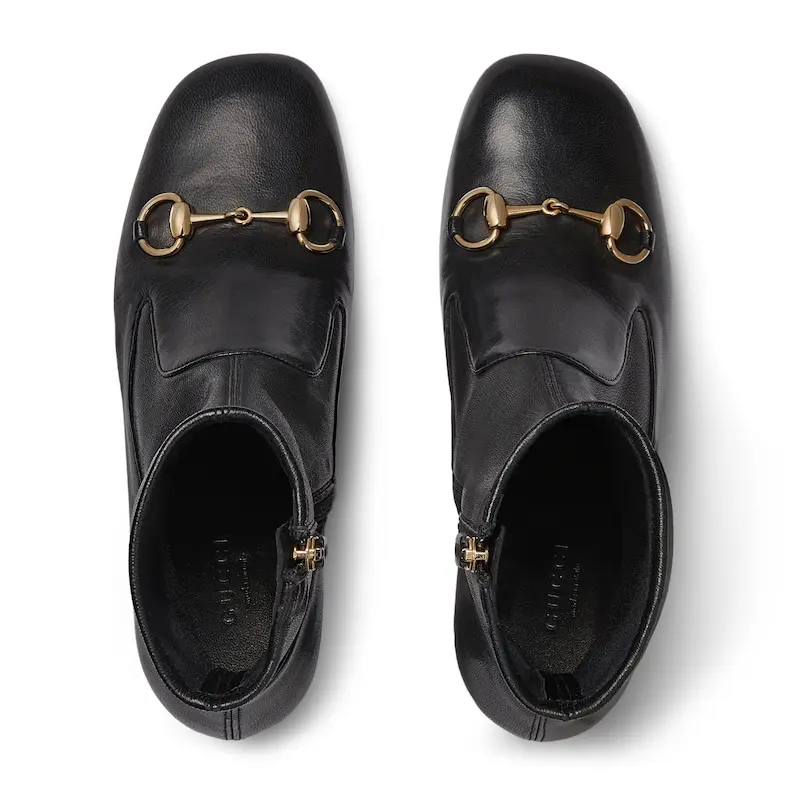 Gucci Women's Horsebit Ankle Boots