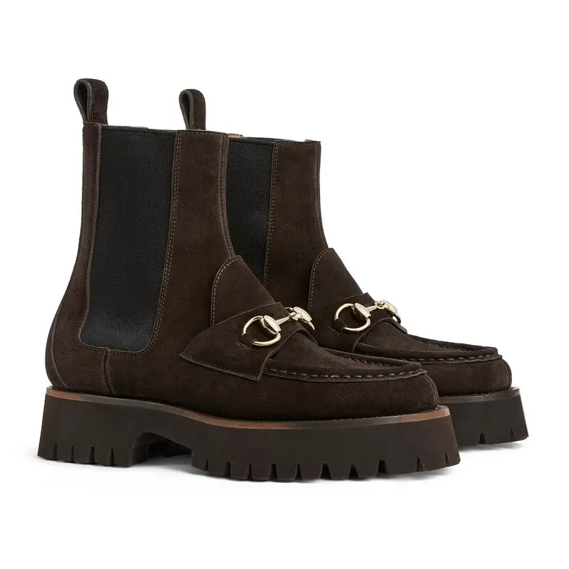 Gucci women's horsebit ankle boots