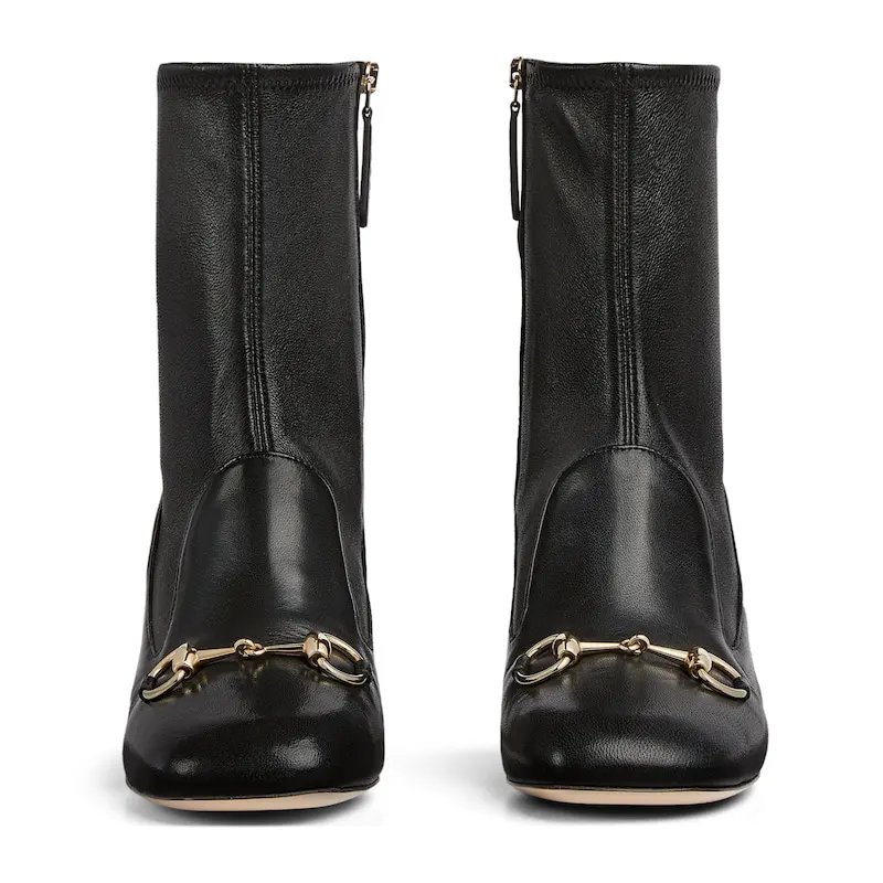 Gucci Women's Horsebit Ankle Boots