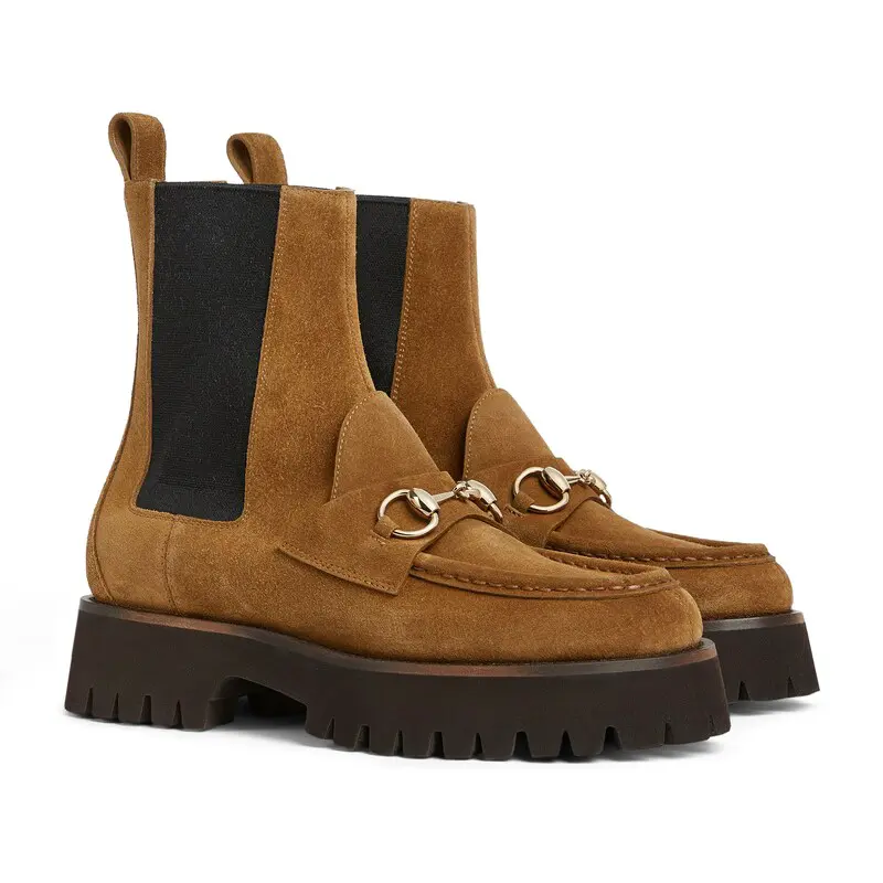 Gucci women's horsebit ankle boots