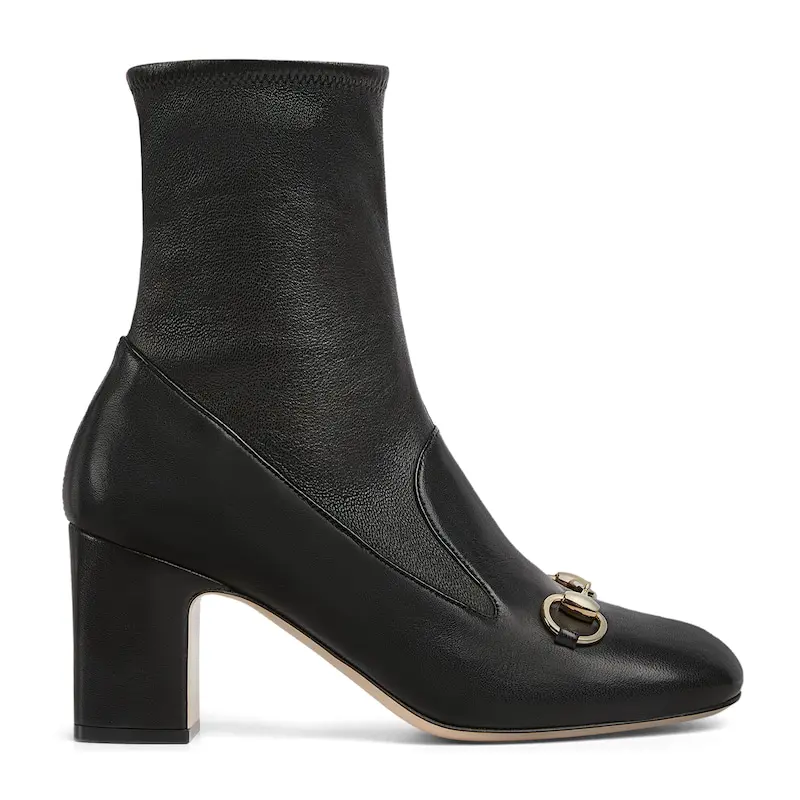 Gucci Women's Horsebit Ankle Boots