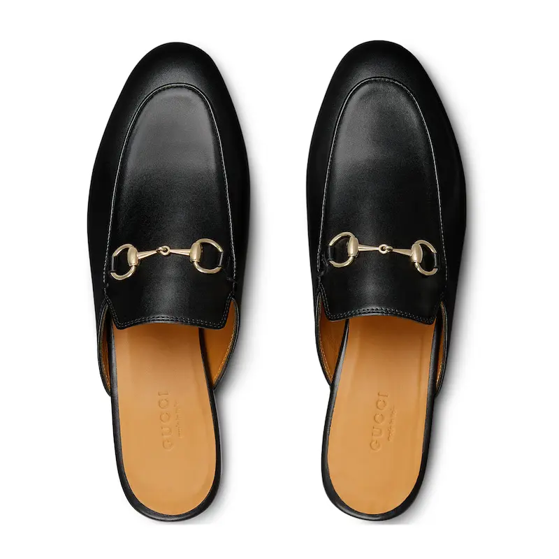 Gucci Princetown series women's leather slippers