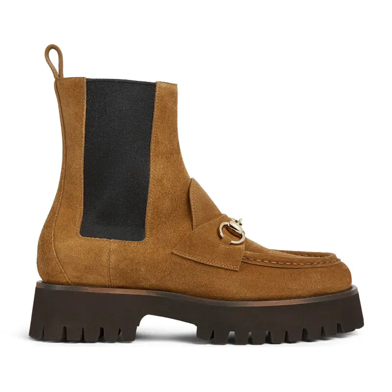 Gucci women's horsebit ankle boots