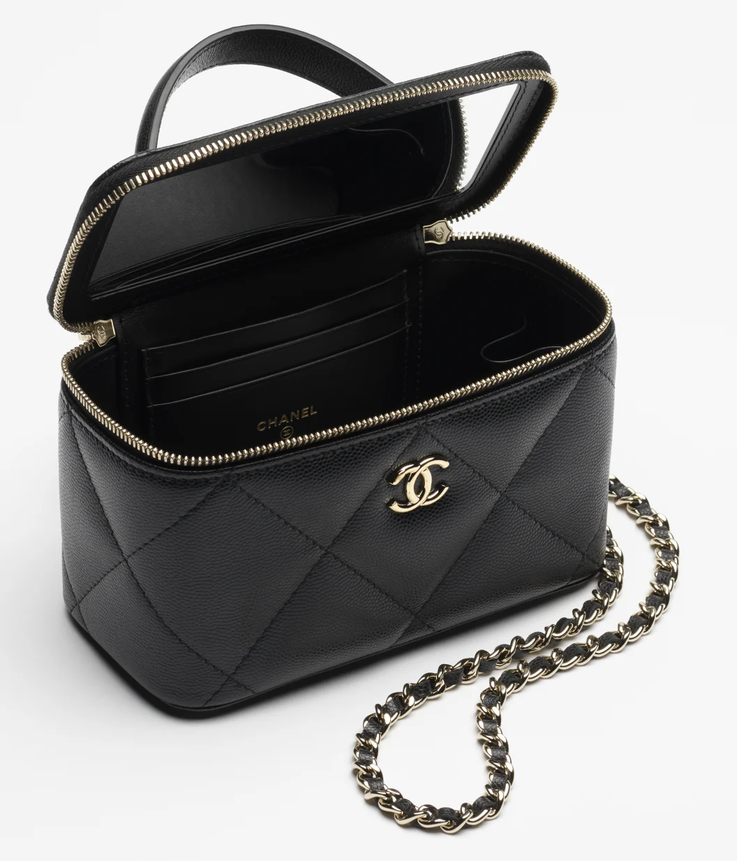 Chanel bag chain cosmetic bag