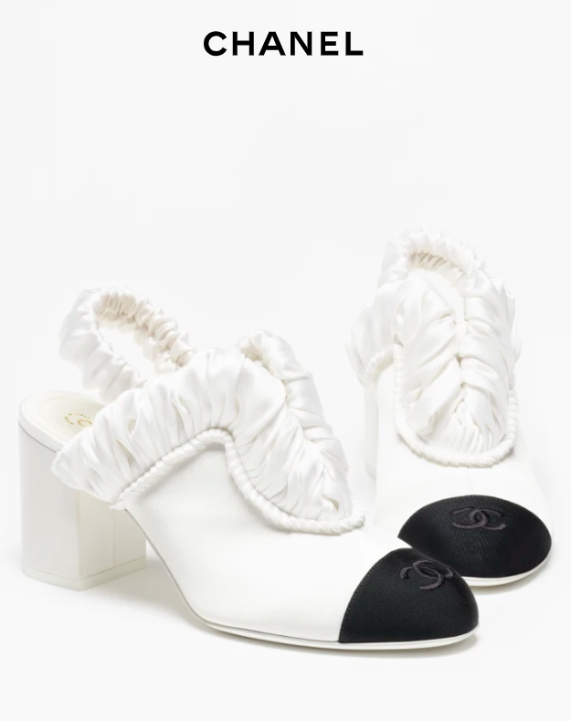 Chanel bag lace-up shoes