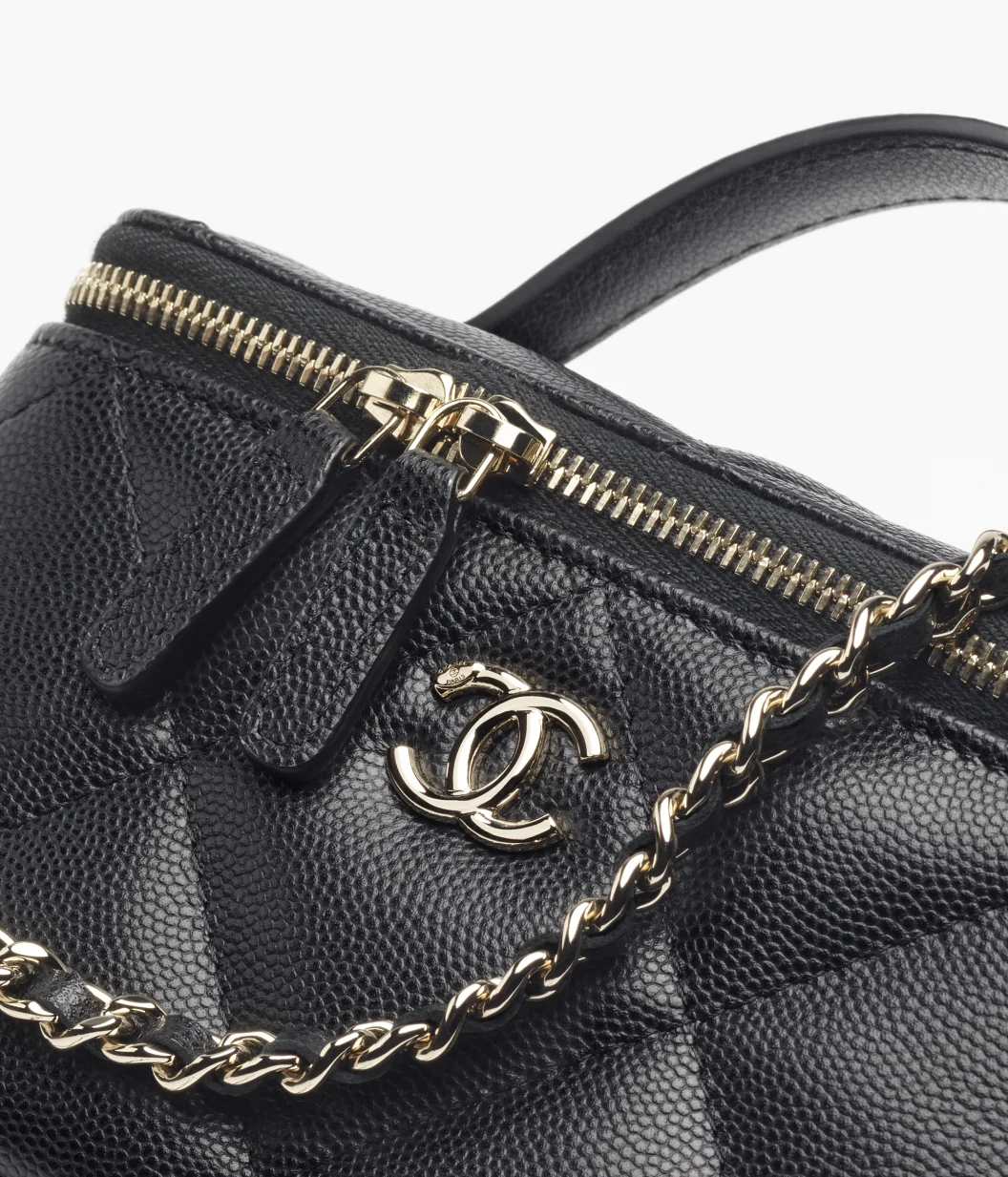Chanel bag chain cosmetic bag
