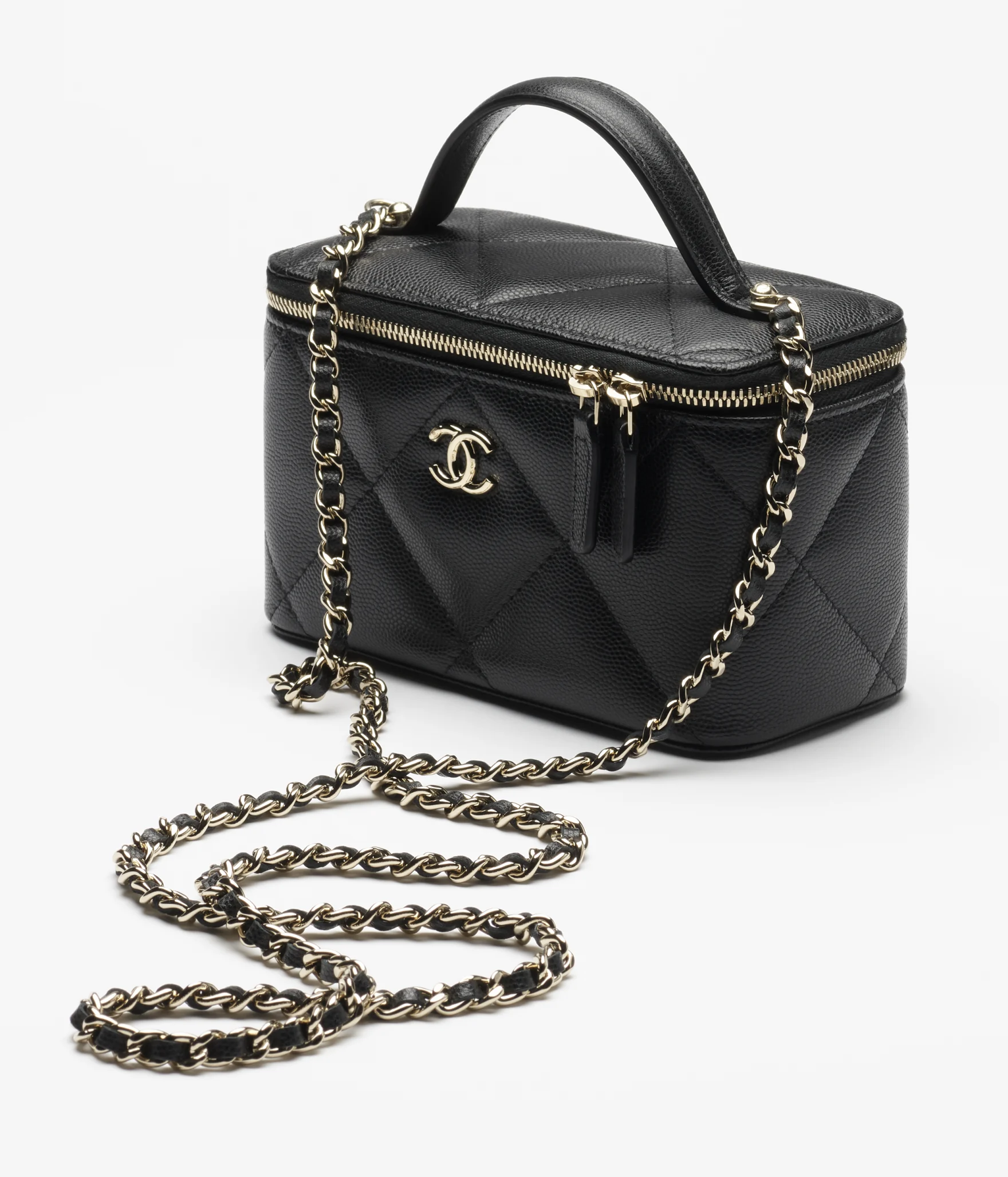 Chanel bag chain cosmetic bag