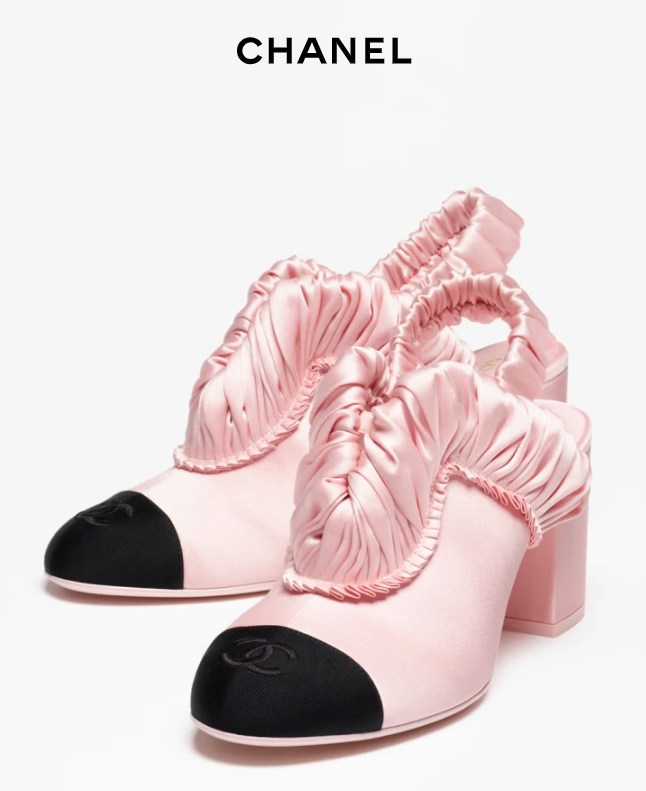 Chanel bag lace-up shoes
