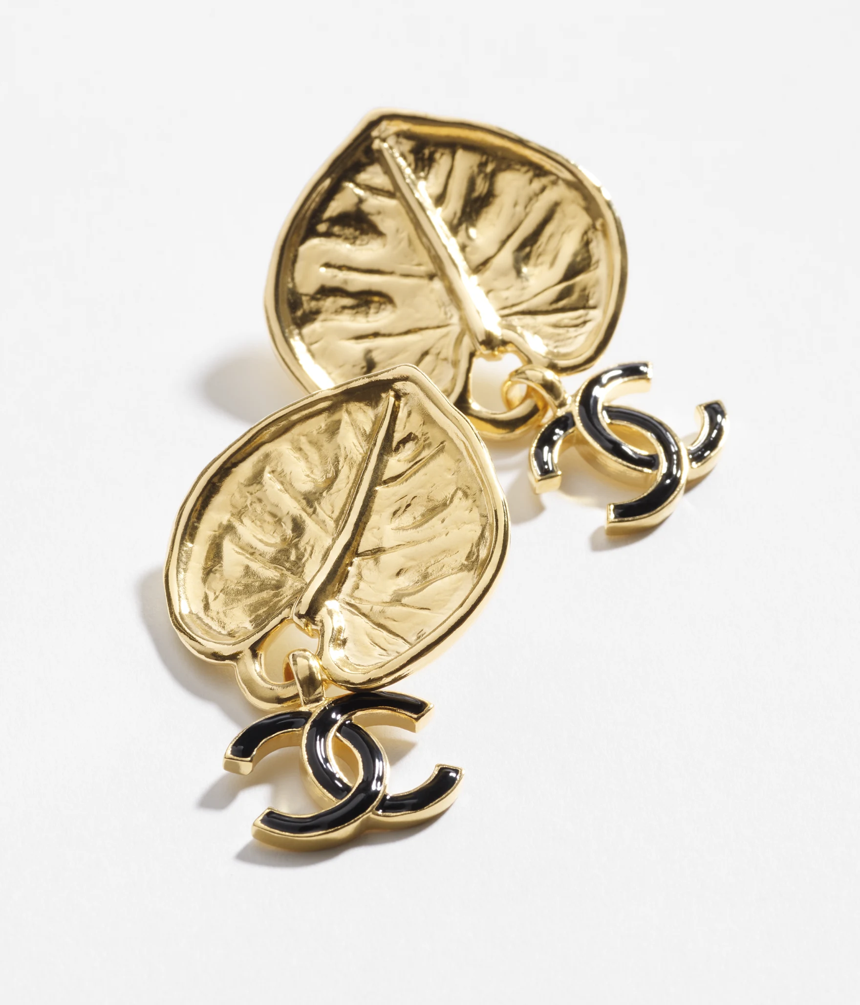 Chanel charm earrings