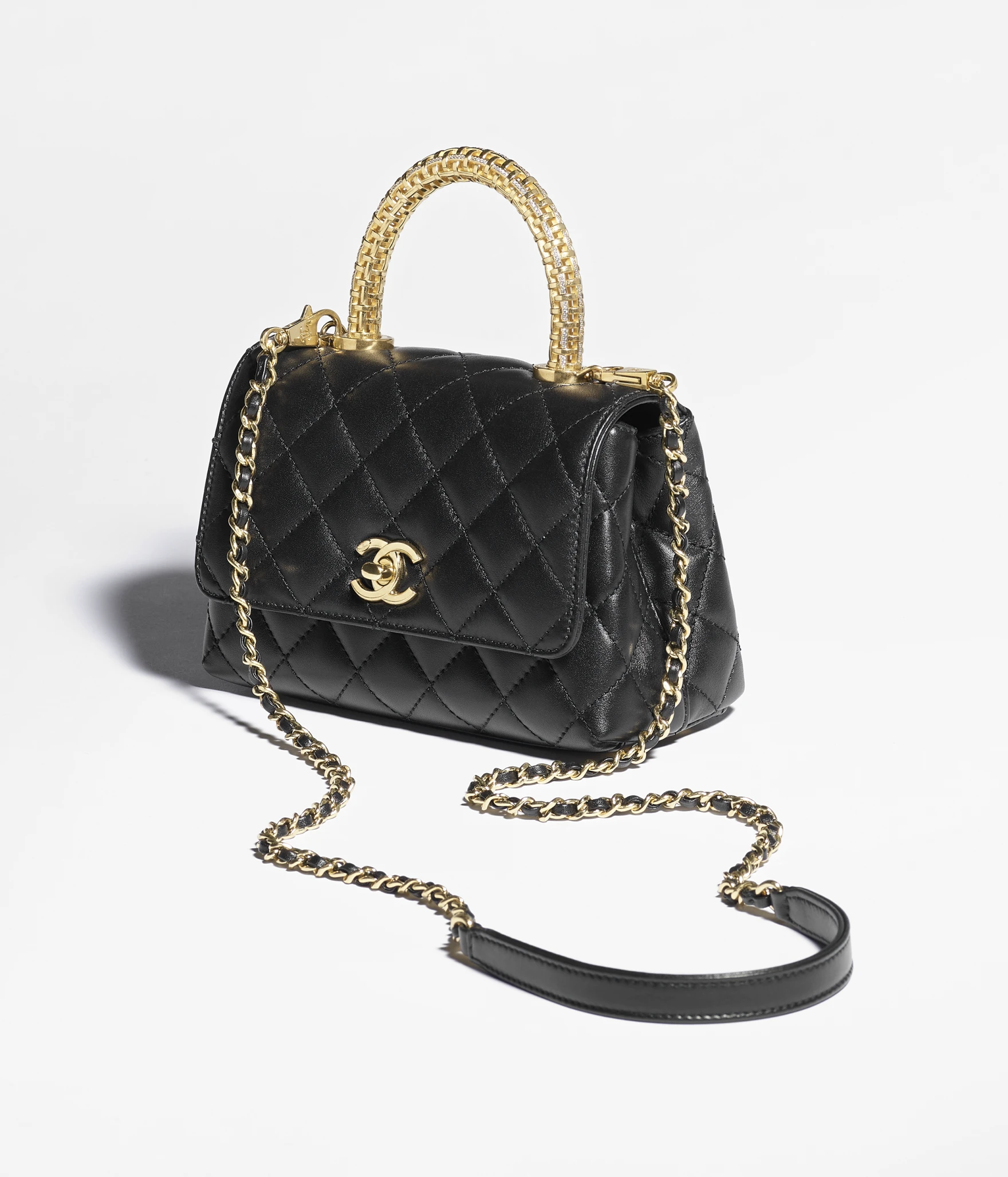 Chanel 2024/25 Métiers d'Art Collection  Mini flap bag with top handle