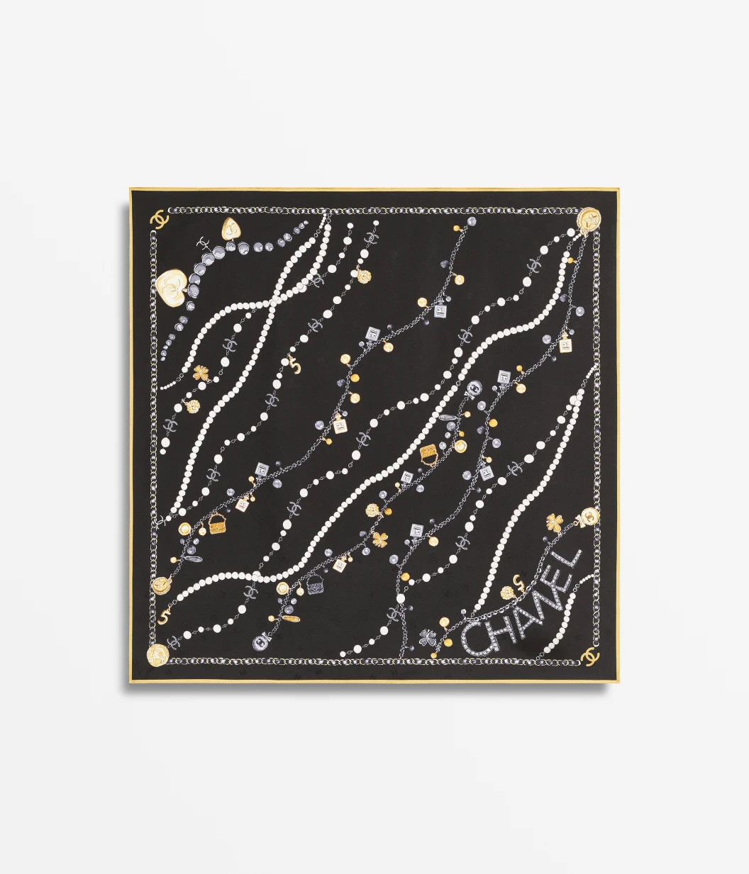 Chanel scarf square scarf