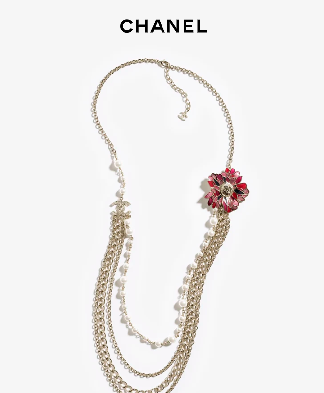 Chanel long necklace