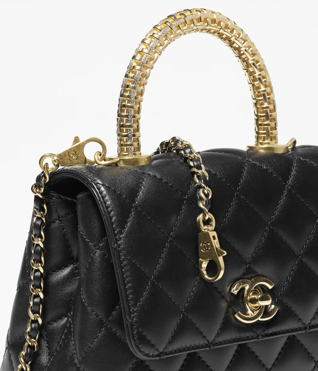 Chanel 2024/25 Métiers d'Art Collection  Mini flap bag with top handle