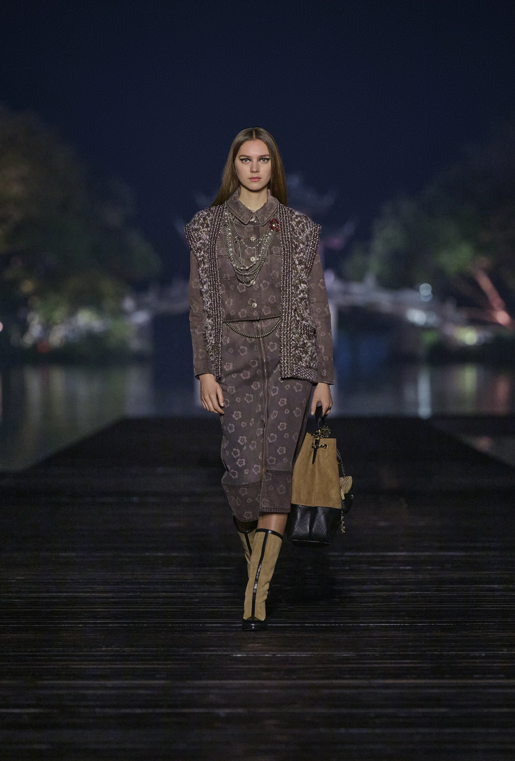 Chanel long necklace