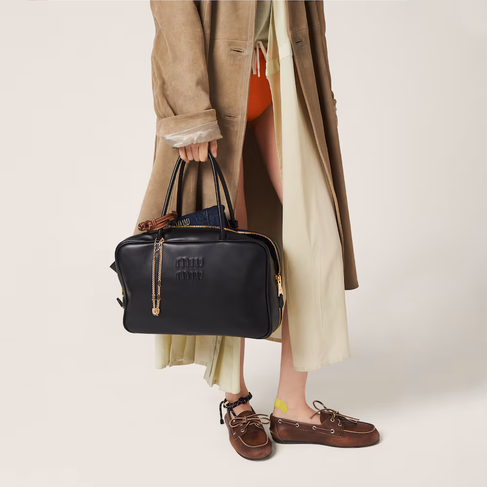 Miu Miu Leather Beau Handbag (Large)