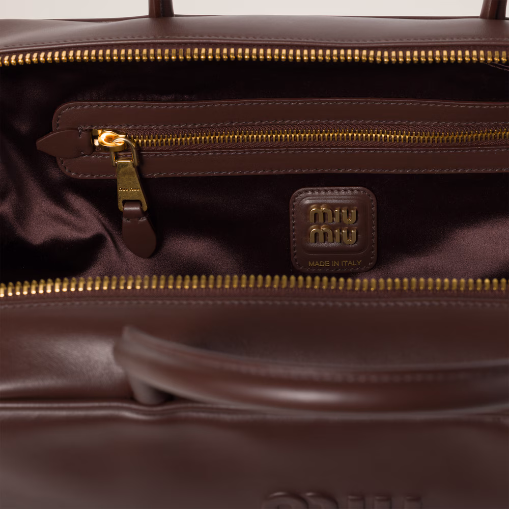 Miu Miu Leather Beau Handbag (Large)