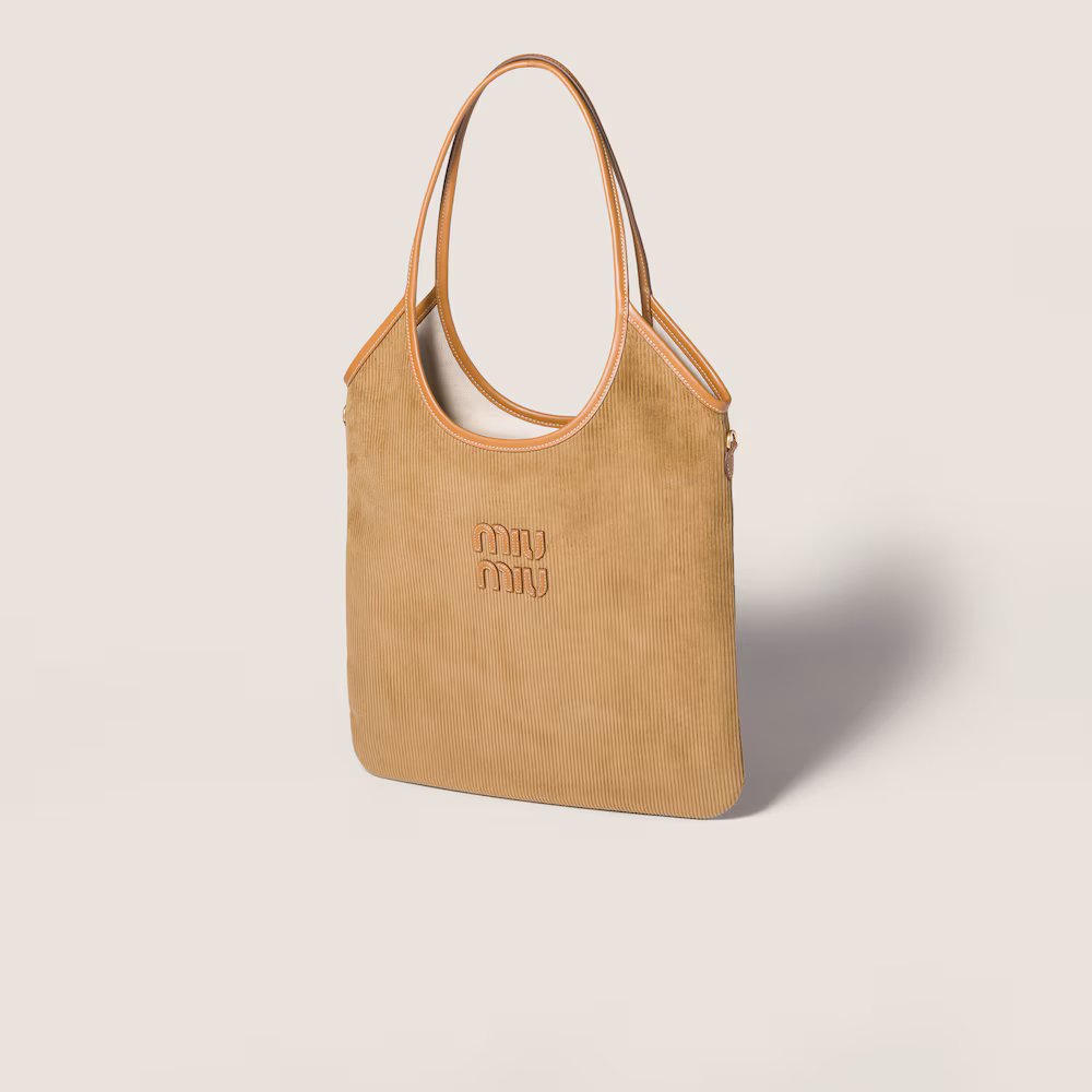 Miu Miu bags, IVY corduroy textured handbags