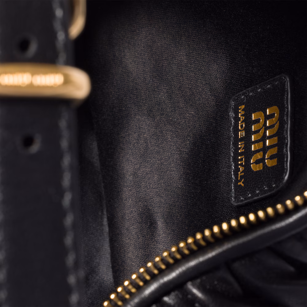 Miu Miu bag, Matelassé Nappa leather pouch