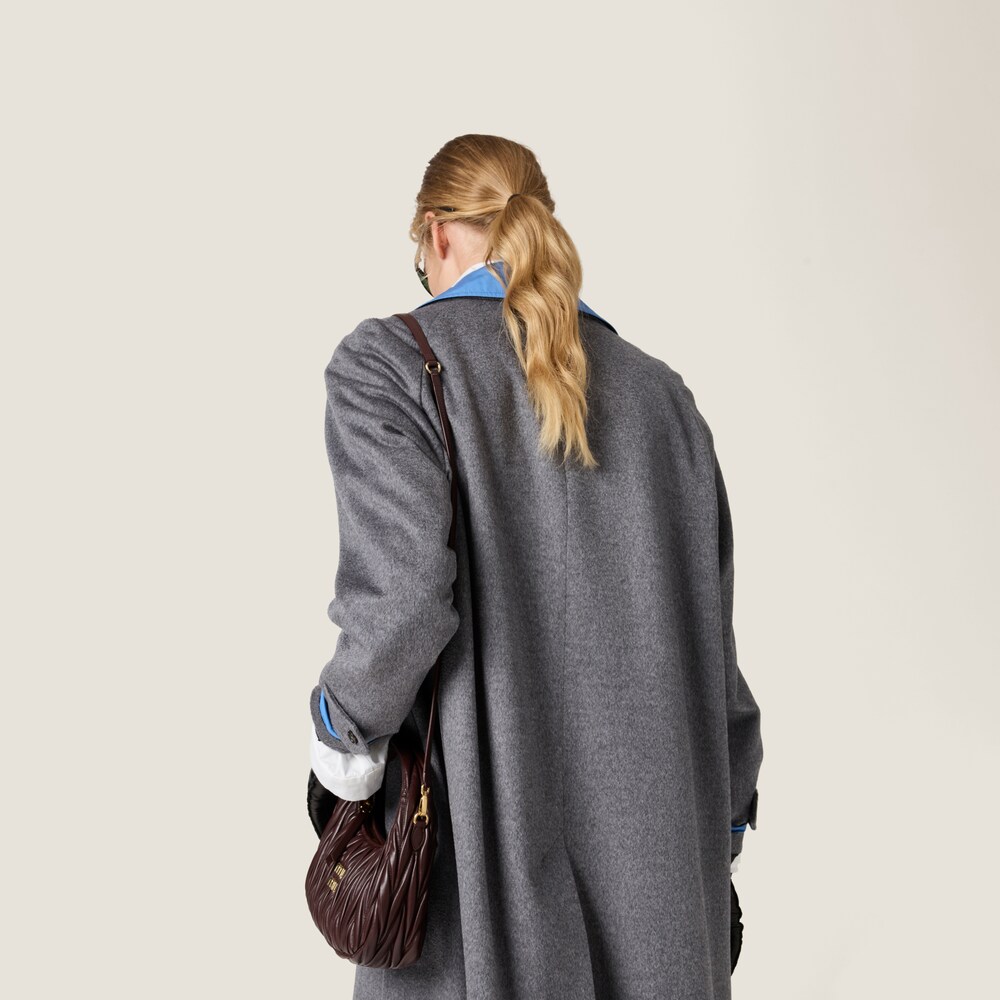 Miu Miu Wander Matelassé Small Crescent Bag