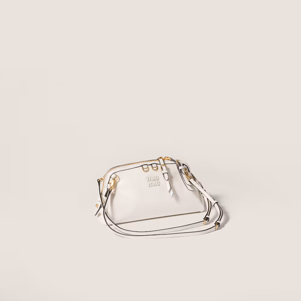 Miu Miu leather clutch bag