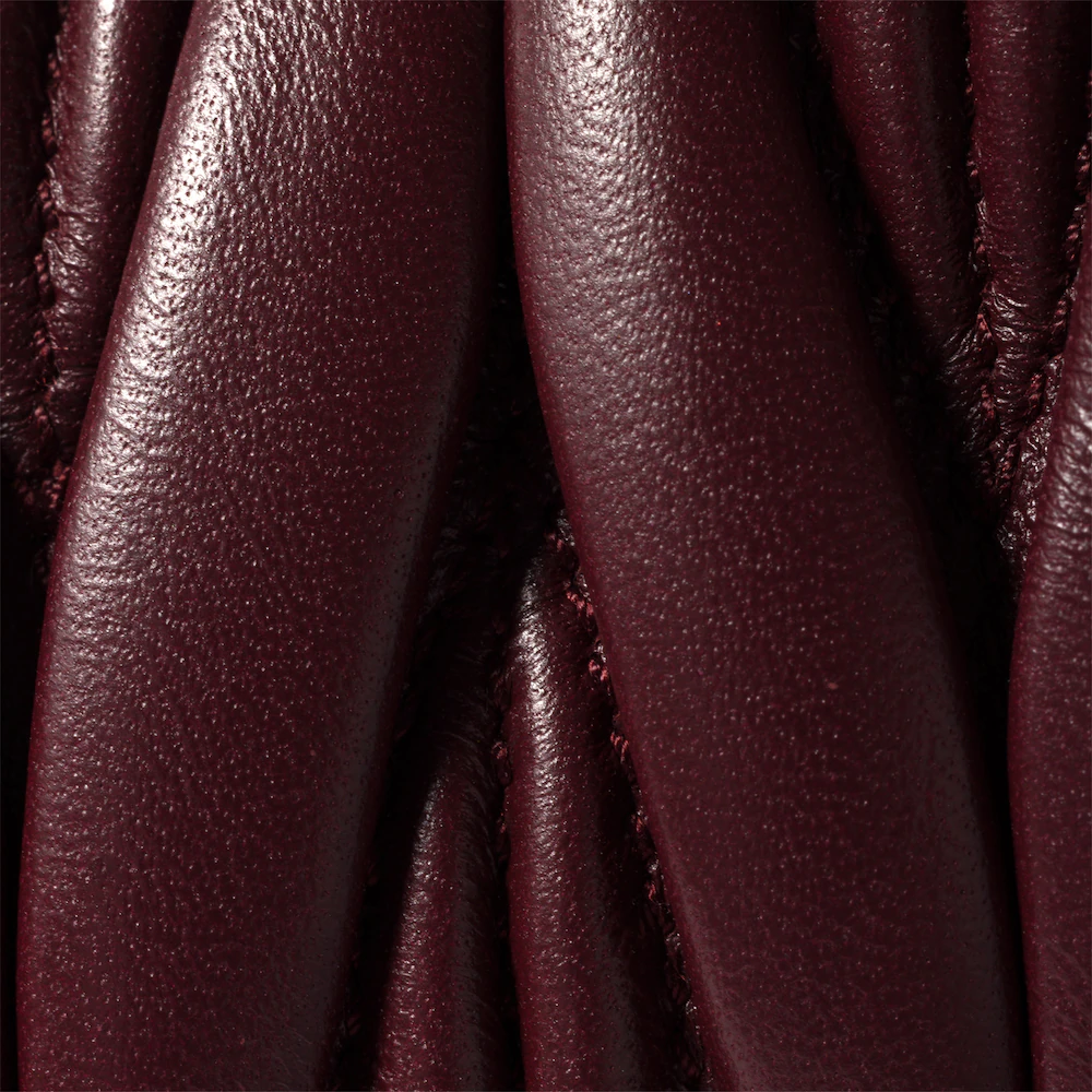 Miu Miu Wander Matelassé Small Crescent Bag in Soft Lambskin