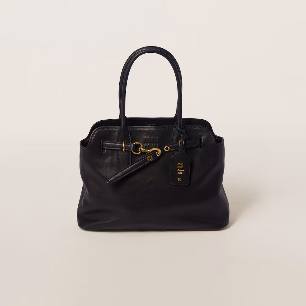 Miu Miu Aventure Nappa Leather Handbag