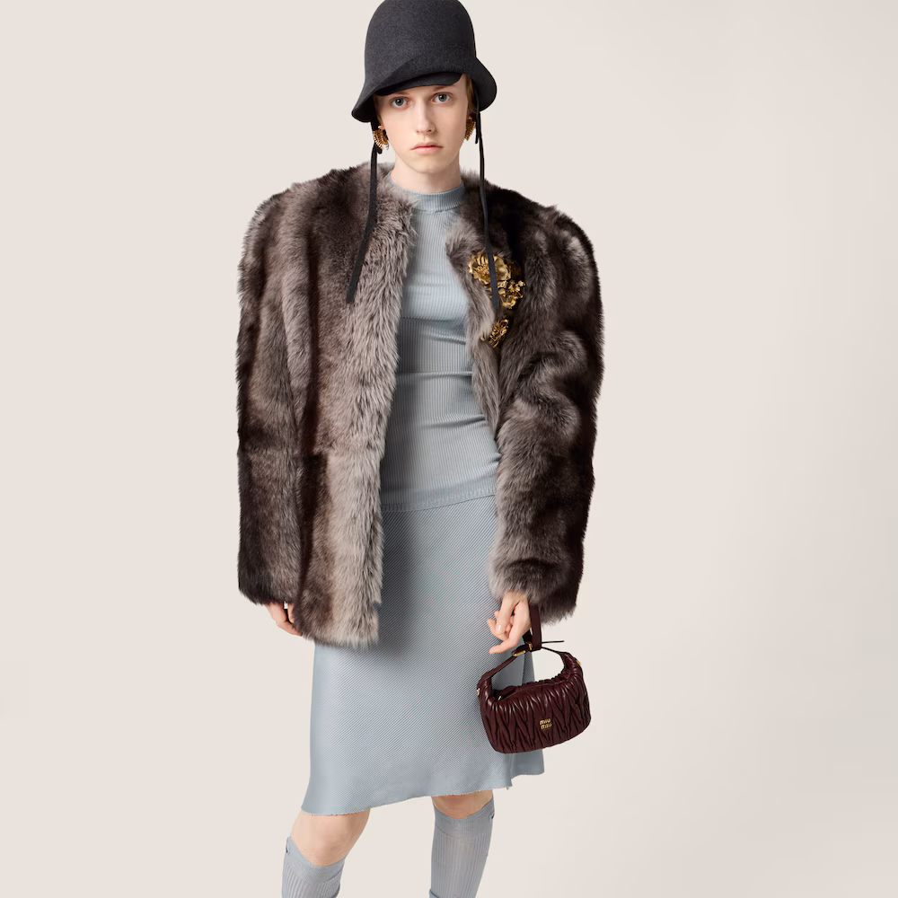 Miu Miu bag, Matelassé Nappa leather pouch