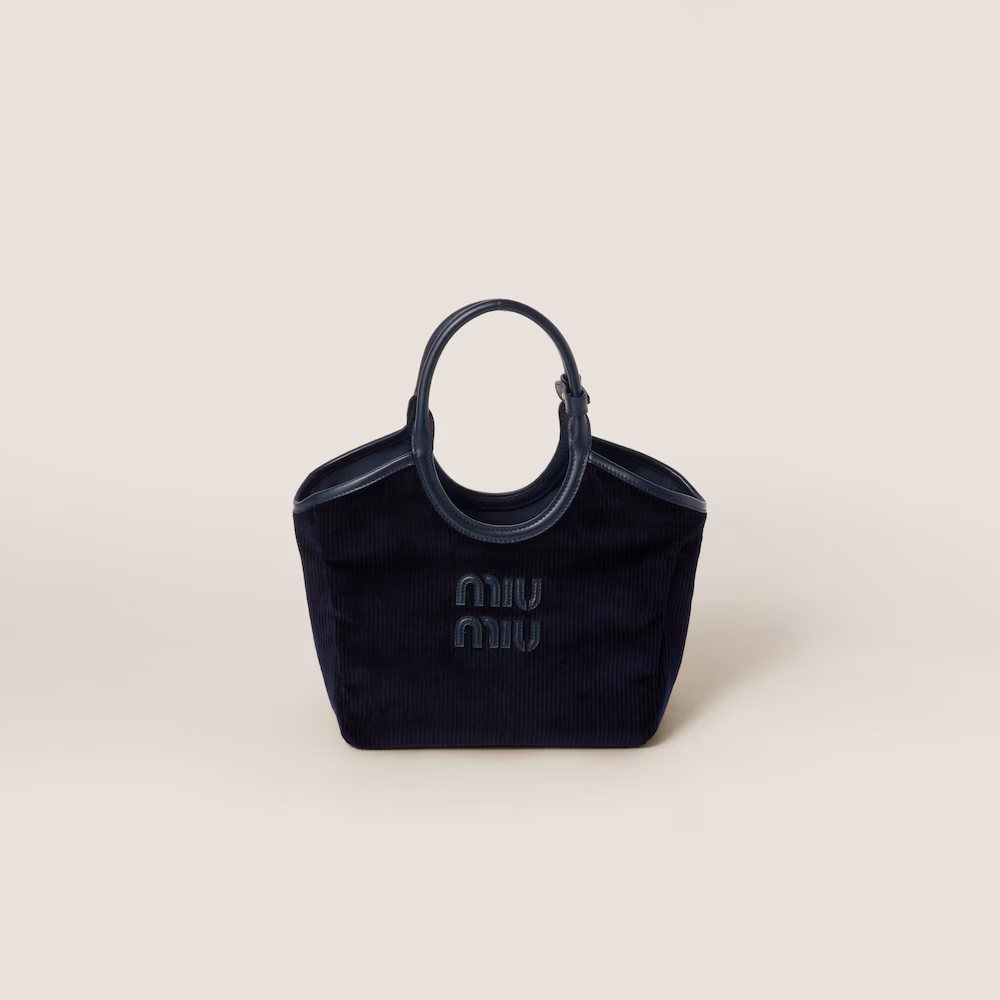 Miu Miu bags, IVY corduroy textured handbags