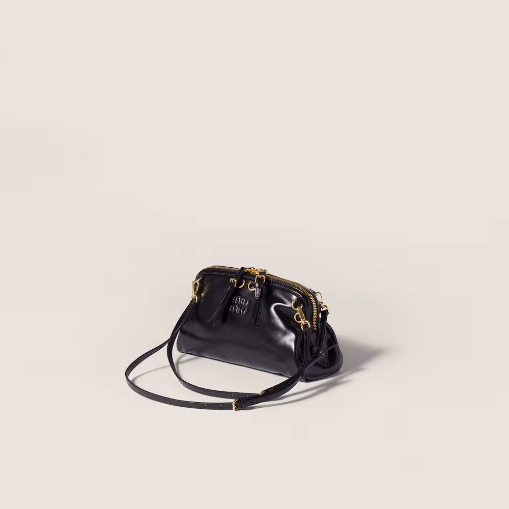 Miu Miu leather clutch bag