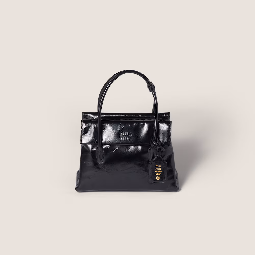 Miu Miu Solitaire handbag in glossy leather