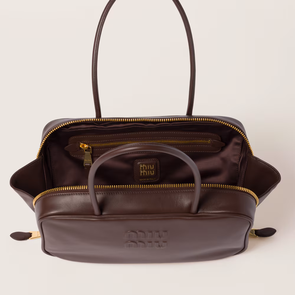Miu Miu Beau Leather Handbag (Medium)