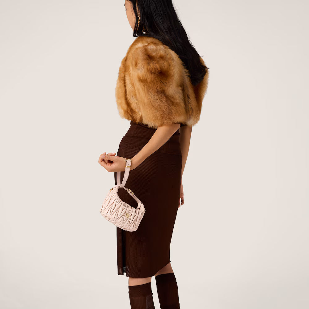 Miu Miu bag, Matelassé Nappa leather pouch